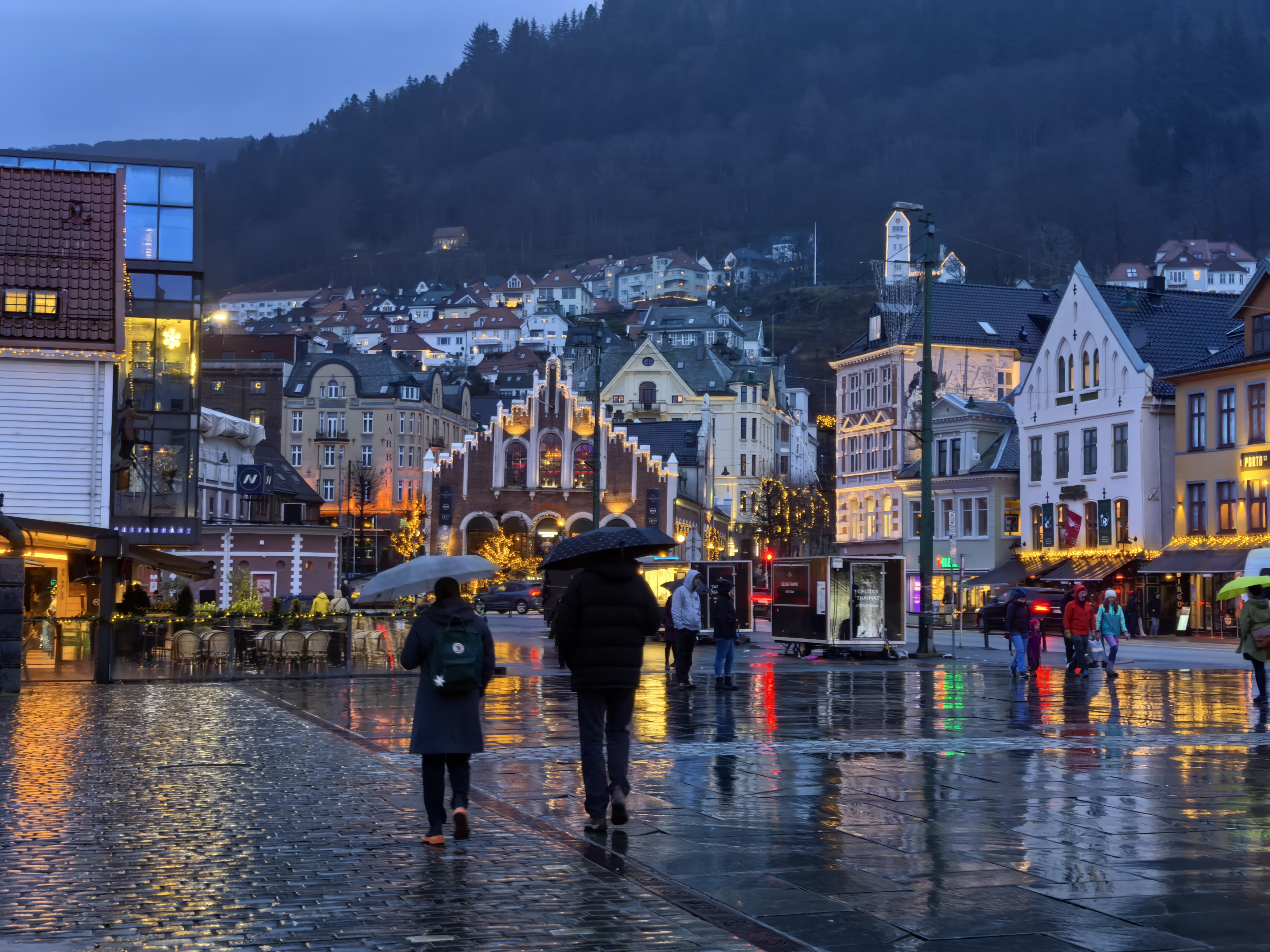 下雨的bergen